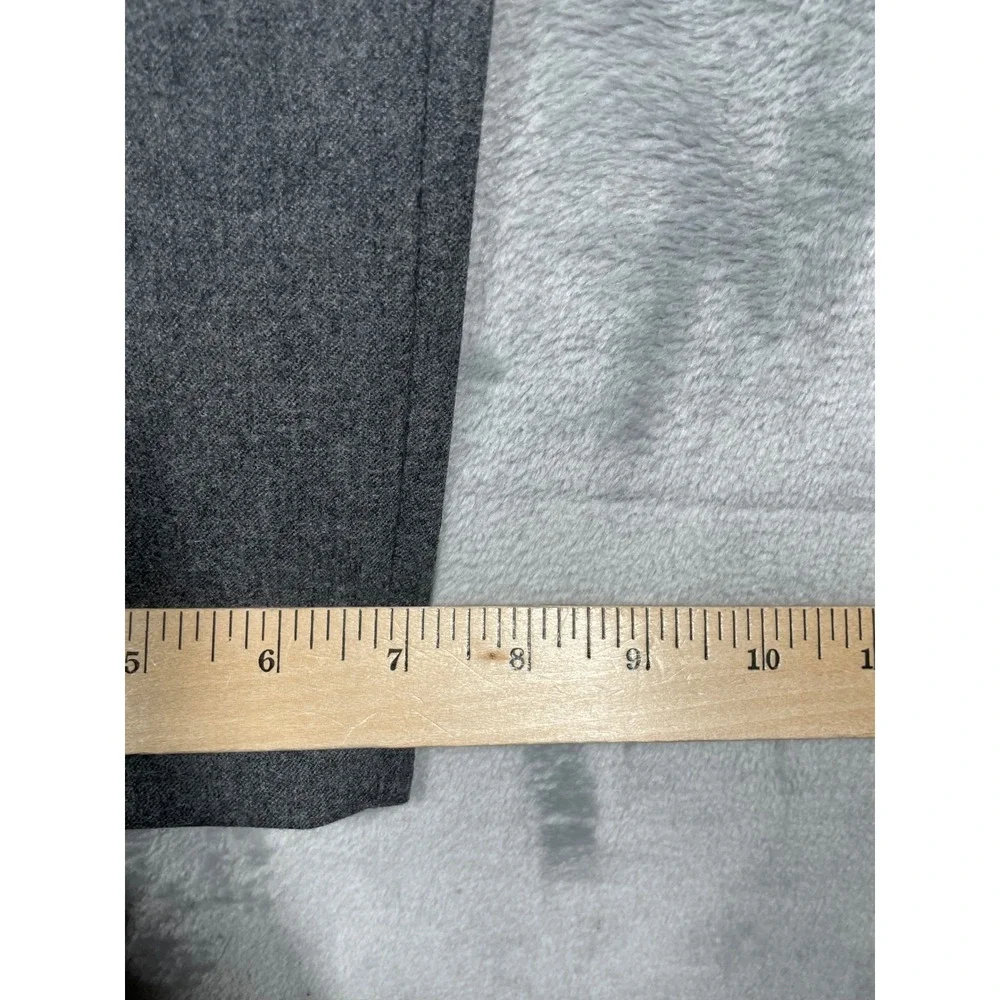 Banana Republic Vitale Barberis Canonico Wool Flannel Pants Tall L Grey NWOT